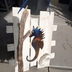 Cadre Hippocampe Hauteur 24 cm Largeur 19 cm