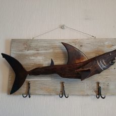 Requin bois flotté acier